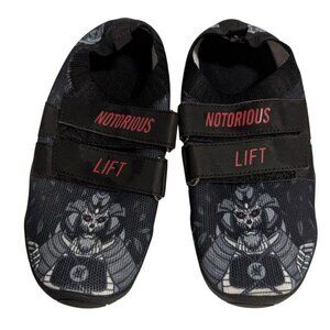Notorious Lift Weightlifting Shoes Black Sumo Sole Bushido Samurai Mens Size 39